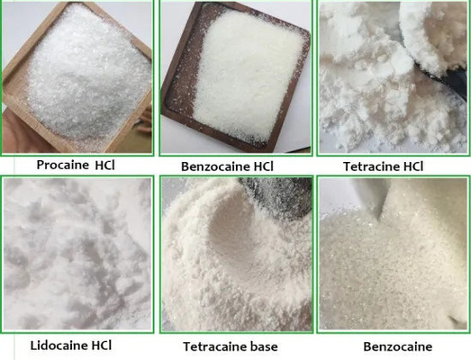 Rifornimento bianco CAS NO.136-47-0 della fabbrica di cas 136-47-0 della polvere del cloridrato dell'HCl del Tetracaine/tetracaine