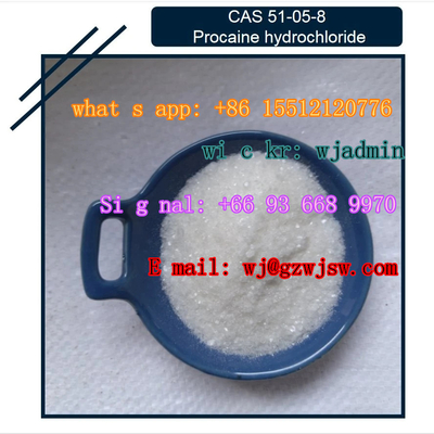 Base della procaina di purezza di 99%/caine dell'HCl/lido della procaina/HCl caine di lido/benzocaina/HCl della benzocaina/prilocaina CAS 721-50-6