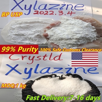 whatsaspp: HCl di xilazina di +86 15512120776 di xilazina della polvere 99% di purezza di Cas 7361-61-7 di xilazina Cas 23076-35-9 della base